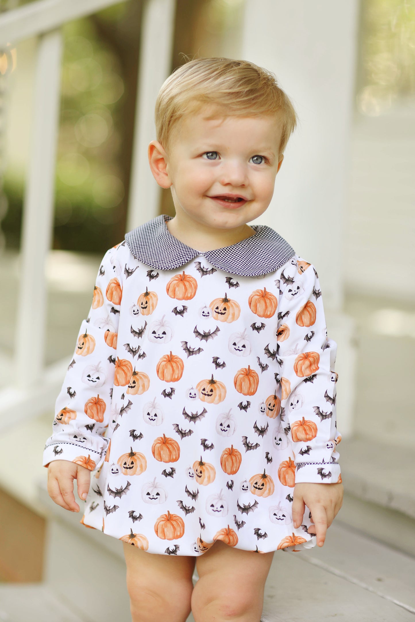 Halloween Print Jersey Knit Bubble