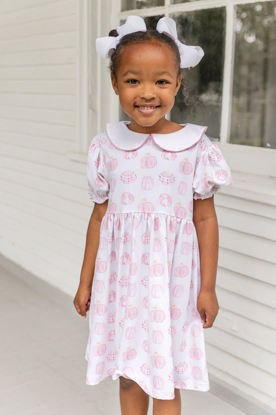 Pink Pumpkins Knit Dress