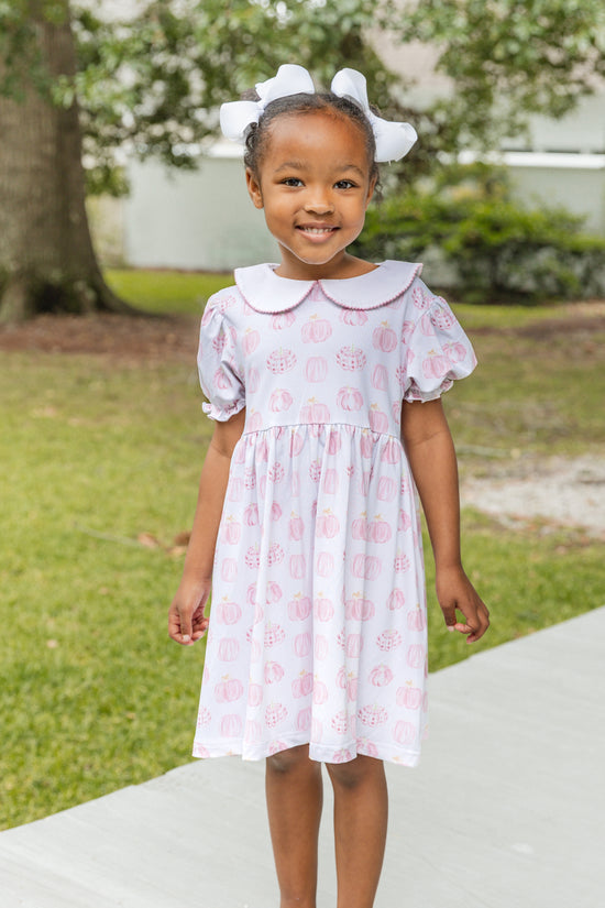 Pink Pumpkins Knit Dress