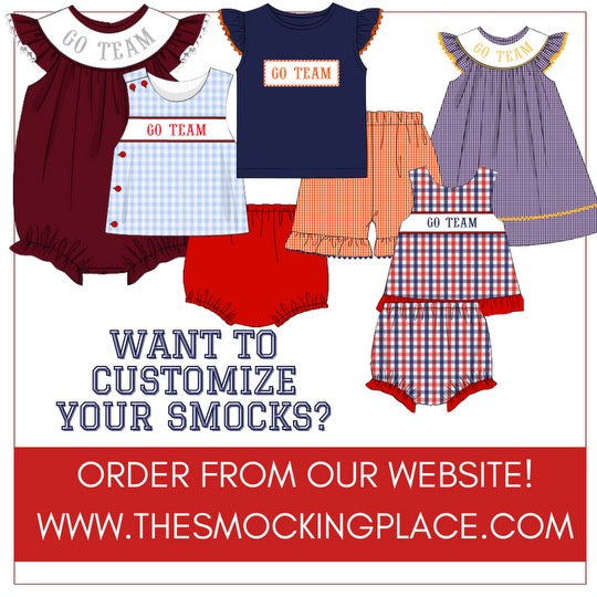 Want to Customize your Smocks?!?!