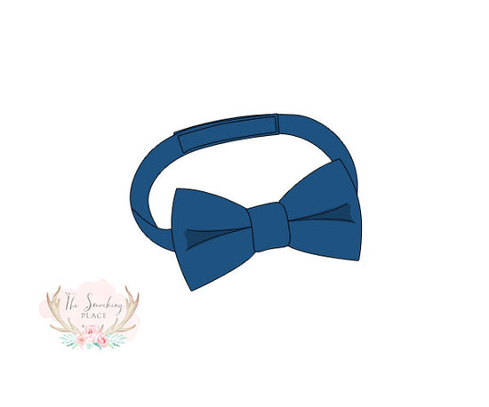 Blue Velvet Bow Tie