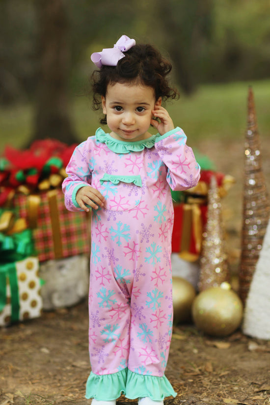 Lela Romper - Winter Wonderland